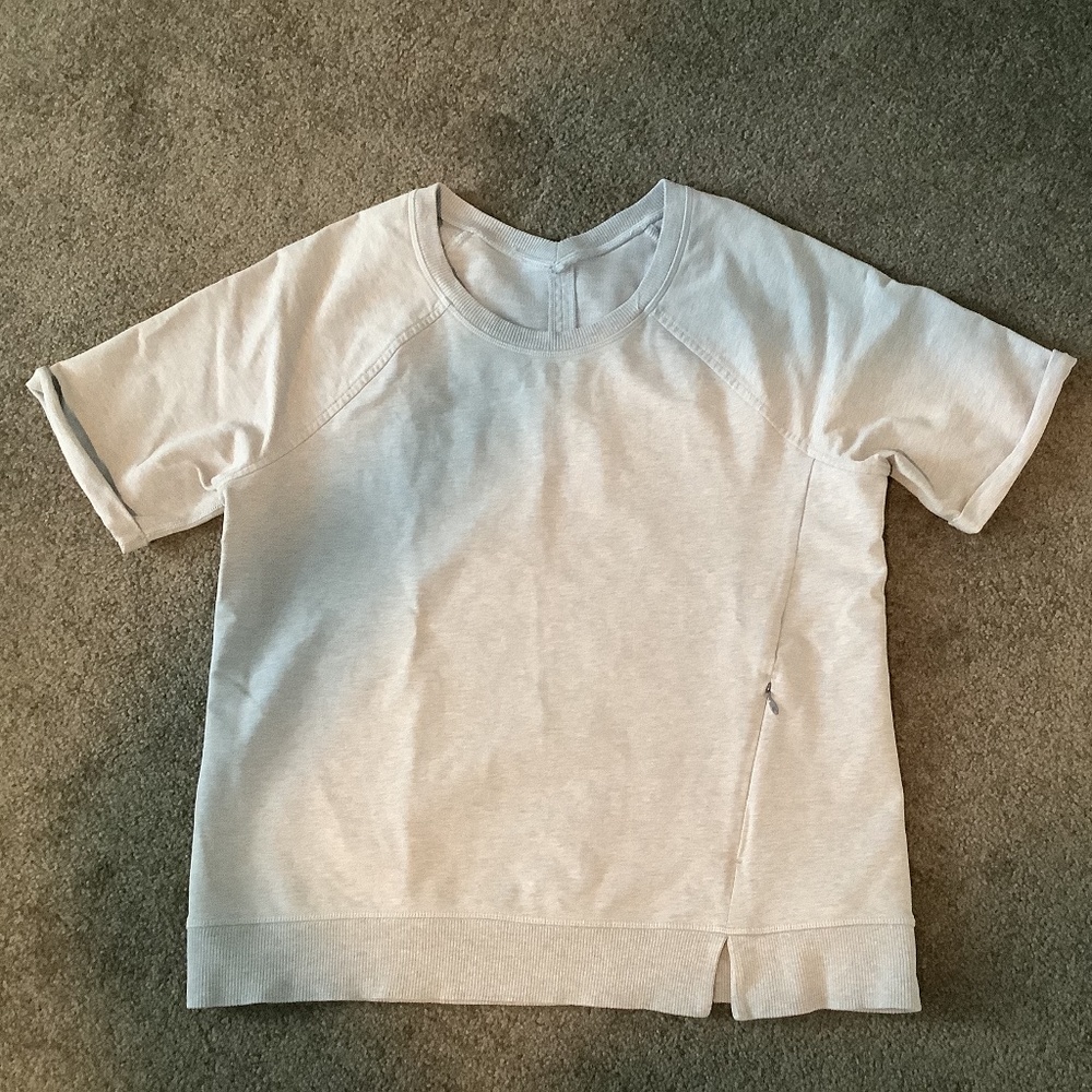 Lululemon Short Sleeved Sweatshirt